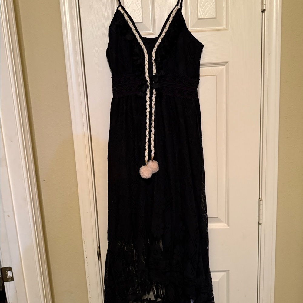 Elegant Black Lace Dress